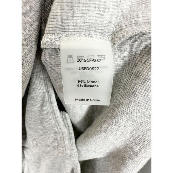 Universal Standard Foundation Bodysuit Turtleneck Gray Size Large - Picture 11 of 13